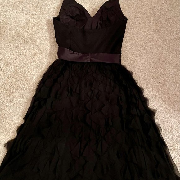 Black Silk Dress - Picture 3 of 3